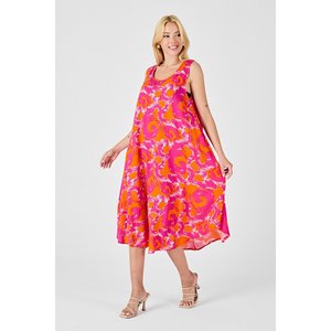 Abito Midi con scollo a U senza maniche taglio asimmetrico per ragazzi - Product Image 1