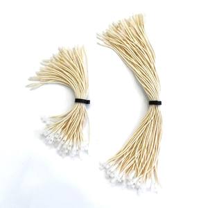 Cierre de Cuerda de Caña de Azúcar Ecológico, Diseño de Bala de Algodón con Bucle de PE Verde de 20 cm, Utilizado para Etiquetas Colgantes, Ropa de Maternidad, Bolsas - Product Image 1