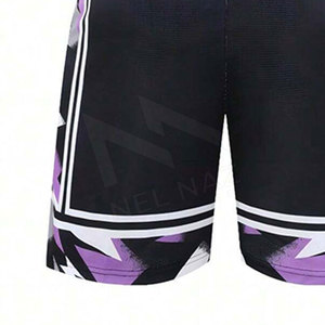 Maillot uniforme de basket-ball respirant et shorts uniformes de conception de sublimation personnalisés bsci, polyester, vêtements de sport - Product Image 5