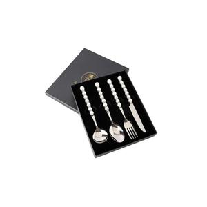 ชุดเครื่องใช้บนโต๊ะอาหารโลหะเครื่องใช้บนโต๊ะอาหารทำจากทองเหลืองชุดเครื่องใช้บนโต๊ะอาหารดีไซน์ใหม่สง่างามสำหรับงานแต่งงานงานปาร์ตี้ทำจากสเตนเลสสตีล - Product Image 1