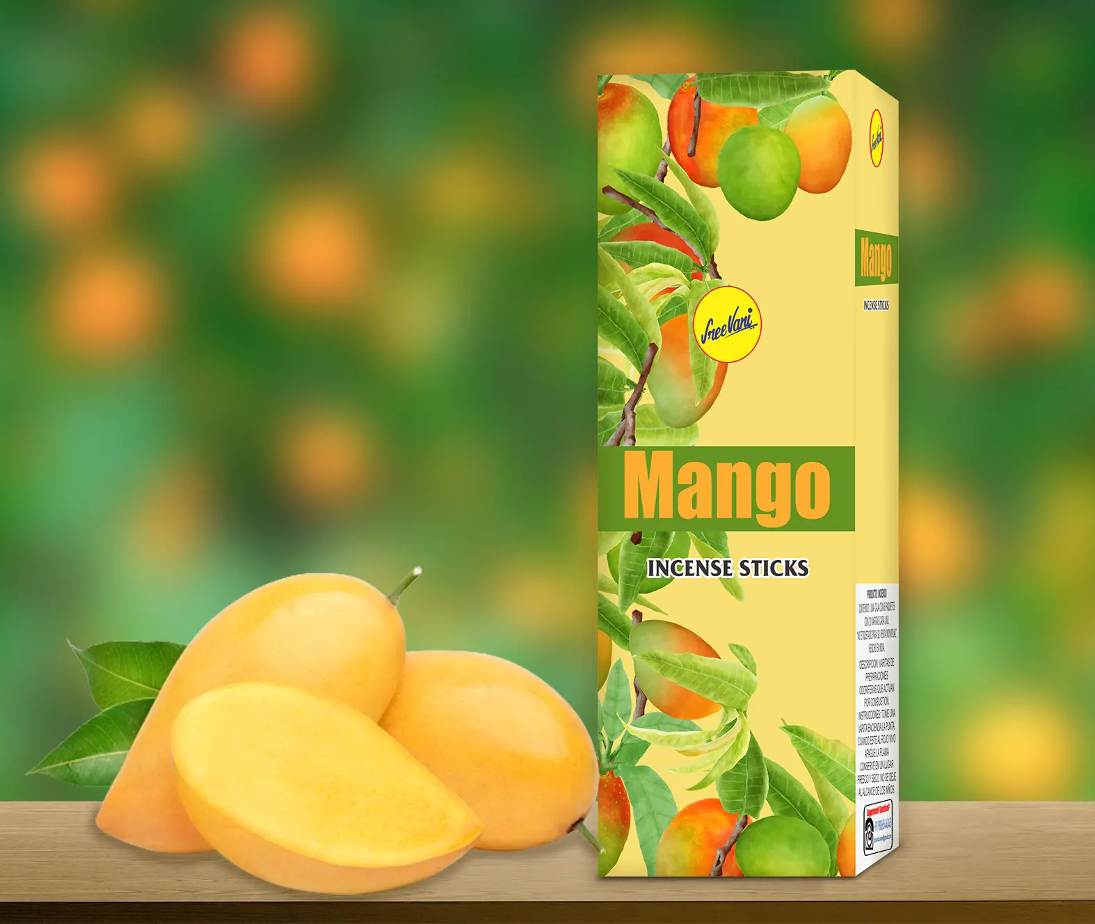 Best Selling Fresh Mango Incenso Sticks Tropical Perfumado Natural Agarbathi Sticks para Home Decor