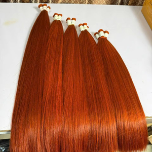 Extensions de cheveux vierges 100% du Vietnam en gros, cheveux humains de couleur cuivre, matière première brute pour l'exportation - Product Image 1