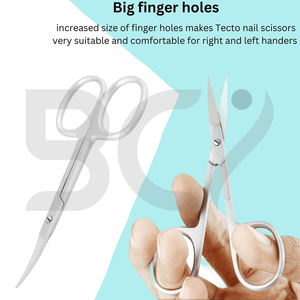 Ciseaux à ongles en acier inoxydable à usages multiples pour les soins personnels, les cuticules et les manucures. - Product Image 4