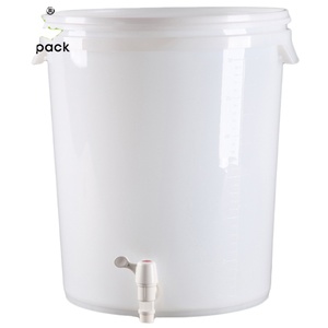 30 lít fermenter nước giải khát nhựa xô/thùng/trống/thùng với cống Van & airlocks - Product Image 1