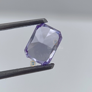 Azul marino 1ct a 10ct Diamante suelto americano Corte de Esmeralda triturado de hielo único CZ con color inusual para joyería - Product Image 4