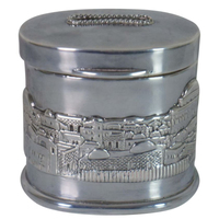 Boîte à monnaie en acier inoxydable en métal de la plus haute qualité conteneur de charité pour la vente chaude boîte d'économie d'argent boîte de bienfaisance islamique