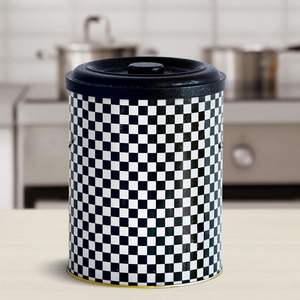 Cubo de almacenamiento de metal de tablero de ajedrez de 2.5L Cestas de metal de 140x180mm - Product Image 2