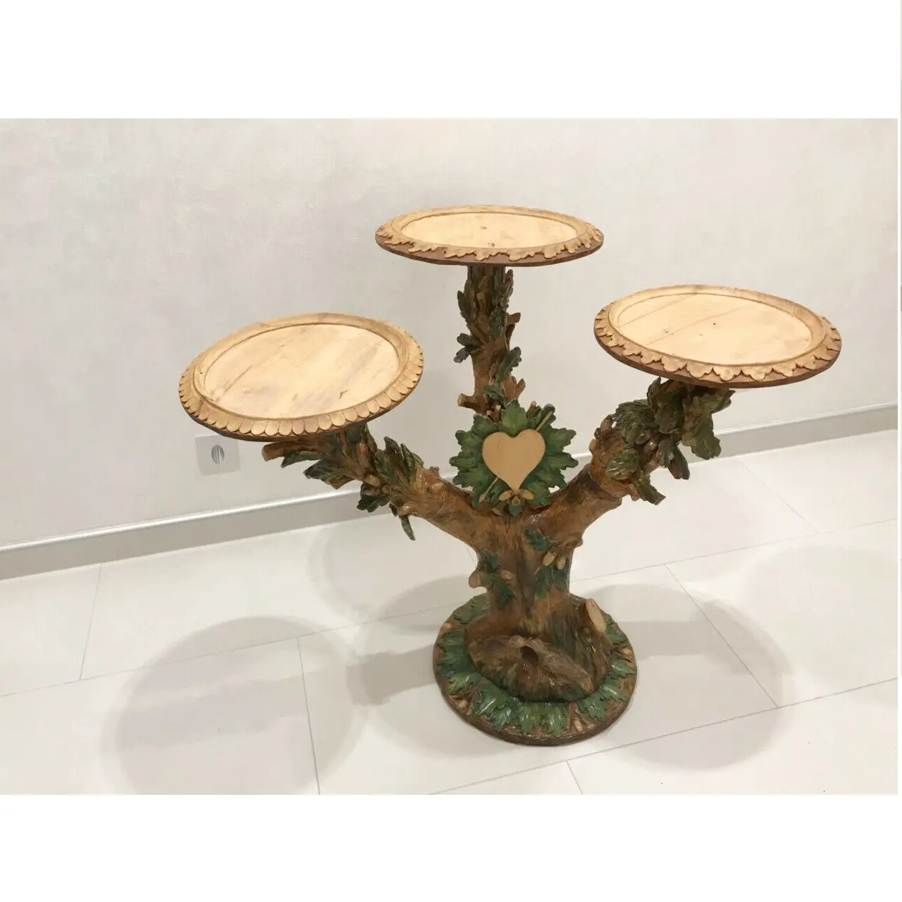 Wooden cake stand 3 tier Mango Wood Home Wedding Birthday Party Dry Items Hotel Decorative Item new arrival available at cheap p