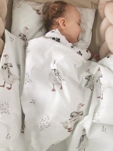 Set di biancheria da letto neonato in cotone biologico <span class=keywords><strong>per</strong></span> bambini Baby Shower regalo morbido Comfort di sicurezza piumino e federa Set biancheria da letto <span class=keywords><strong>per</strong></span> bambini e bambini - Product Image 4