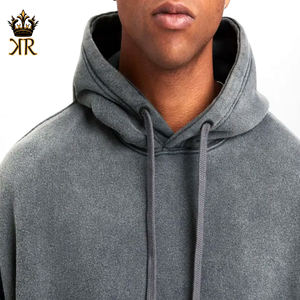 Sweat à capuche pour homme de qualité supérieure, lavage à l'acide, design unique, imprimé en différentes couleurs d'hiver, tissu polaire, vente en gros - Product Image 3