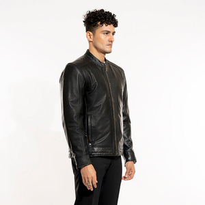 เสื้อแจ็กเก็ตหนัง2024สูงสำหรับผู้ชายใส่สบายขาตั้งพิมพ์โลโก้ตามสั่งดีไซน์ที่ดีที่สุดในฤดูหนาวและแตกต่างกัน - Product Image 3