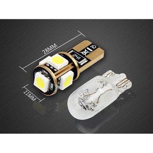 10 T10 W5W CANBUS dẫn Bóng đèn 12V 5 SMD 5050 mát trắng 6000K + chống xước loại bỏ đòn bẩy-Xe ô tô & xe máy/đèn & bóng đèn - Product Image 3