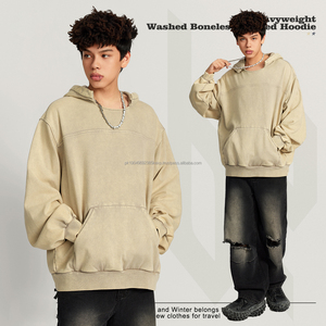 455G Custom Embroidered Screen Puff Printing Plain Sweatshirts Sublimated Blank Custom Logo <b>Men's</b> Hoodies & Sweatshirts - Product Image 4