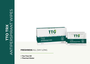 Toallitas Antitranspirantes de Larga Duración TTO TRX, Caja de 24 Unidades, Control del Olor a Sudor, Aceite de Árbol de Té, Cloruro de Aluminio, Cuidado de Manos, Pies y Axilas - Product Image 2