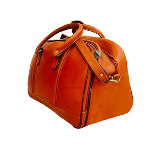 Wholesale Outdoor Genuine Leather Rolling Backpack Business and Travel <b>Luggage</b> Bag with Gym Usage Zipper Closure Type - Product Image 2