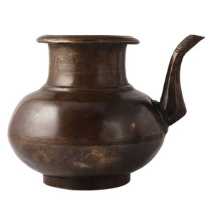 ภาชนะทองเหลืองทำมือแบบดั้งเดิมหรือกระถางน้ำมีพวยกา ใช้สำหรับเก็บน้ำ ตกแต่งบ้านและสวน ของขวัญ รุ่น SND-814 - Product Image 4