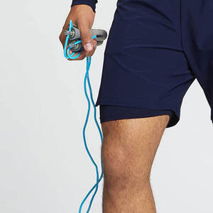 100% haute qualité séchage rapide hommes Shorts respirant décontracté Fitness Style Logo personnalisé solide motif Anti-rides plaine teint - Product Image 5