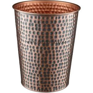 Poubelle décorative de forme ronde en bois naturel avec couvercle Nouveau style classique Poubelle intérieure et extérieure pour la maison et le jardin - Product Image 6