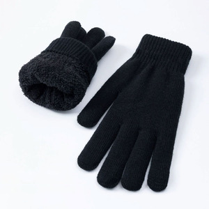 OEM logotipo personalizado bordado Diseño impreso cálido otoño e invierno de los hombres más <span class=keywords><strong>terciopelo</strong></span> grande grueso estudiante deportes al aire libre guantes - Product Image 3