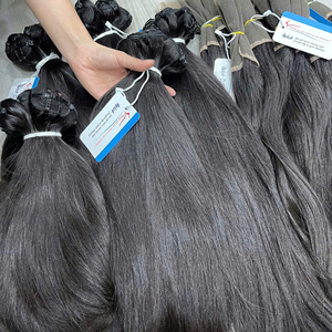 ผมต่อเวียดนามแท้แบบตรงธรรมชาติ  แบบดับเบิ้ลดรอน  ชุดผมหรูหรา - Product Image 1