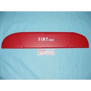 FIAT 500 Epoche Capelliera Pianale Vassoio Tetto Apribile Posteriore Rosso con Scritta Bianca - Product Image 1