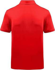 Camisetas Polo lisas deportivas de poliéster transpirable con impresión de logotipo personalizado para Hombre Camisetas de alta calidad a precio asequible y baratas - Product Image 4