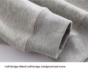 เสื้อฮู้ดสวมหัวทรงครอปผ้าฝ้ายสำหรับผู้ชายทรงพอดีตัวปกติสำหรับฤดูหนาวโลโก้ตามสั่งสีพื้นย้อมสี - Product Image 6