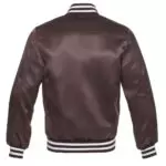 Chaquetas de bombardero de lona hechas a medida Invierno Stand Collar Carta Patrón Logotipo frontal Etiqueta privada & Impresión de logotipo disponible - Product Image 5
