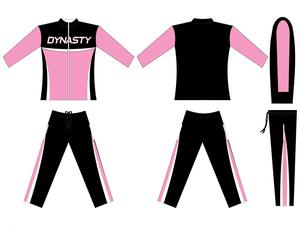 Diseño personalizado de alta calidad de talla grande mono de poliéster transpirable sólido chándales deportivos para mujer traje de jogging de color bloqueado - Product Image 2