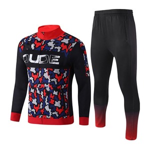 Tracksuit For Men Two Piece Varsity Jacket Pants <b>Set</b> With Custom <b>Embroidery</b> Logo Men Sublimated Tracksuits - Product Image 2
