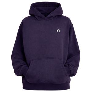 Custom Women Oversized Embroidered Solid <b>Fleece</b> Pullover <b>Hoodies</b> Women Wholesale OEM ODM Private Label Streetwear USA Clothing - Product Image 5