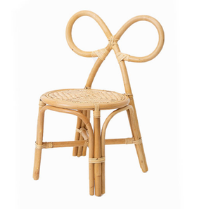 Silla de ratán natural para niños Opción de asiento divertido y cómodo - Product Image 1