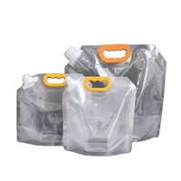 Pochettes souples transparentes personnalisées de 500 ml à 5 L avec bec verseur en aluminium, pour bière et boissons, étanches et recyclables
