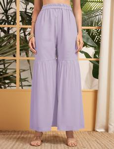 Ensemble de costume brodé de style Bollywood pour femmes tenue traditionnelle chic pantalon long Kurta Palazzo pour bureau de festivals - Product Image 6