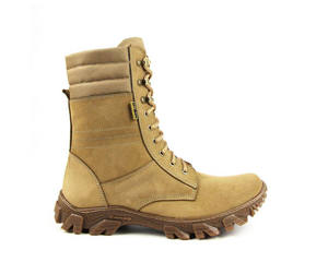 Outdoor Black Leather Tactical Hiking Safety <b>Work</b> Boots Anti-Slippery Breathable Soft High Steel Toe Winter Hunting Camping - Product Image 3