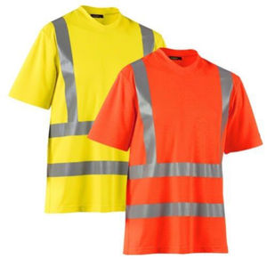 Camiseta de trabajo de manga corta y manga larga de alta visibilidad reflectante para hombre, uniforme de construcción para voluntarios de publicidad, camiseta de seguridad vial - Product Image 6