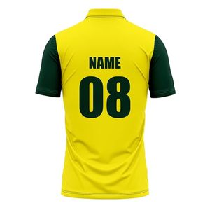 Sublimación Camiseta personalizada Diseño Cricket Team Jerseys Nuevo diseño Sublimación Cricket Shirt Bádminton Poliéster Polo Shirt - Product Image 2