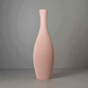 Jarrones de plástico para sala de estar de flores secas de simulación de ratán de nuevo diseño - Product Image 1