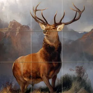 Monarch of <span class=keywords><strong>Glen</strong></span> 18x18 đánh bóng gạch Phong cách Địa Trung Hải tường bức tranh tường cho nhà bếp phòng tắm backsplash nội thất sàn tường Cách sử dụng - Product Image 1