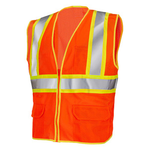 Gilet de sécurité haute visibilité de haute qualité pour hommes, protection, sécurité, gilet de sécurité / Achat direct d'usine, veste de sécurité - Product Image 4