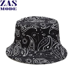 Reversible Bucket Hats Custom 100% Cotton Retro Pattern Bucket Hat for Unisex Unique Style Bucket Hats - Product Image 1