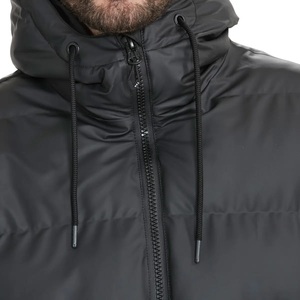 Chaqueta de Invierno Acolchada para Hombre, Negra, con Logotipo Personalizado, 2026 - Product Image 4