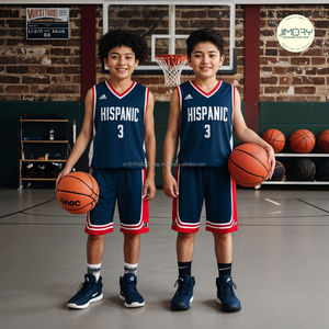 Short de basket-ball personnalisé pour les adolescents et les enfants en vêtements de basket-ball en maille de qualité supérieure pour les adolescents, acheter en gros ensembles d'uniformes de basket-ball - Product Image 4