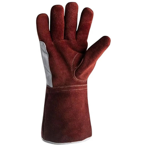 Gants de soudage MIG cuir robuste résistant à la chaleur protection Premium longue manchette pour gants de soudage MIG supplémentaires - Product Image 3