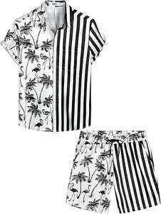 Ensemble de survêtement d'été respirant et confortable pour homme, avec logo personnalisé imprimé, chemise et short, haute qualité, prix abordable - Taille XL Air - Product Image 6