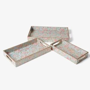 Plateau de service imprimé en bois léger pour thé et petit déjeuner servant hôtel décor à la maison Table à manger plateau de service imprimé - Product Image 2