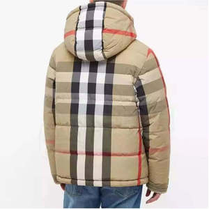 Blouson matelassé unisexe OEM 2026 bleu marine chaud pour l'hiver avec design de gilet intégré - Product Image 2