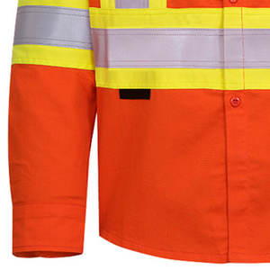 Taux raisonnable hommes Hi VIs chemise de sécurité dernier style anti-rides meilleurs trucs hommes Hi VIs chemise de sécurité avec entièrement personnalisé - Product Image 6