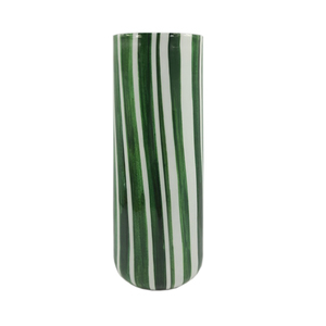 Florero de Metal de diseño impreso, acabado esmaltado para el hogar, sala de estar, decoración de mesa, jarrón de Metal hecho a mano personalizado - Product Image 2