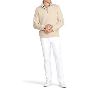 T-shirt à manches longues en tissu interlock 100% polyester de haute qualité, col zippé 1/4, unisexe, vêtements de sport, veste d'été à 1/4 zip - Product Image 3